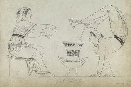 Thomas Baxter, Greek tumbling, 1782-1821
