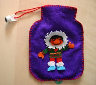 Bolsa de agua caliente esquimal