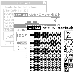 The Handy Pilot Font Editor