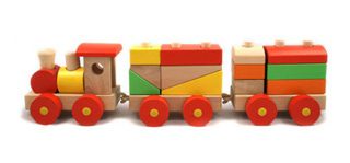 tren de madera