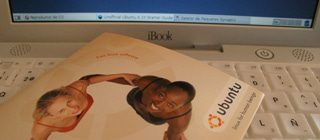 ubuntu instalado en ibook ubuntu